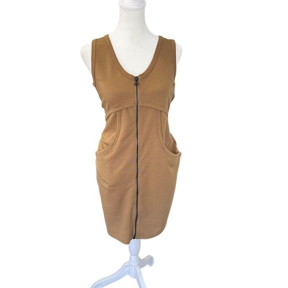 T by Alexander Wang Full Zip Knee Length Bodycon Dress Small - Picture 2 of 7